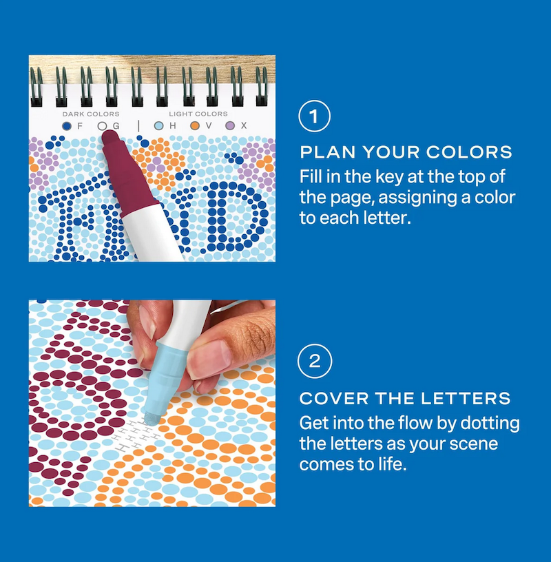 FlowArt Mini Dot-By-Letter - Pocket Positivity