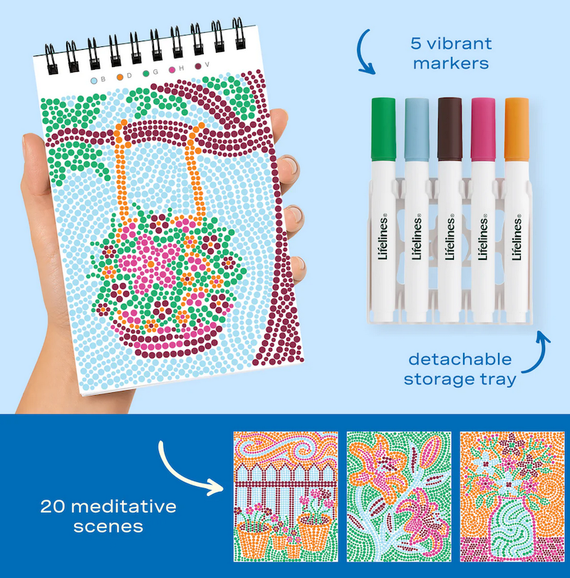 FlowArt Mini Dot-By-Letter - Pretty Petals