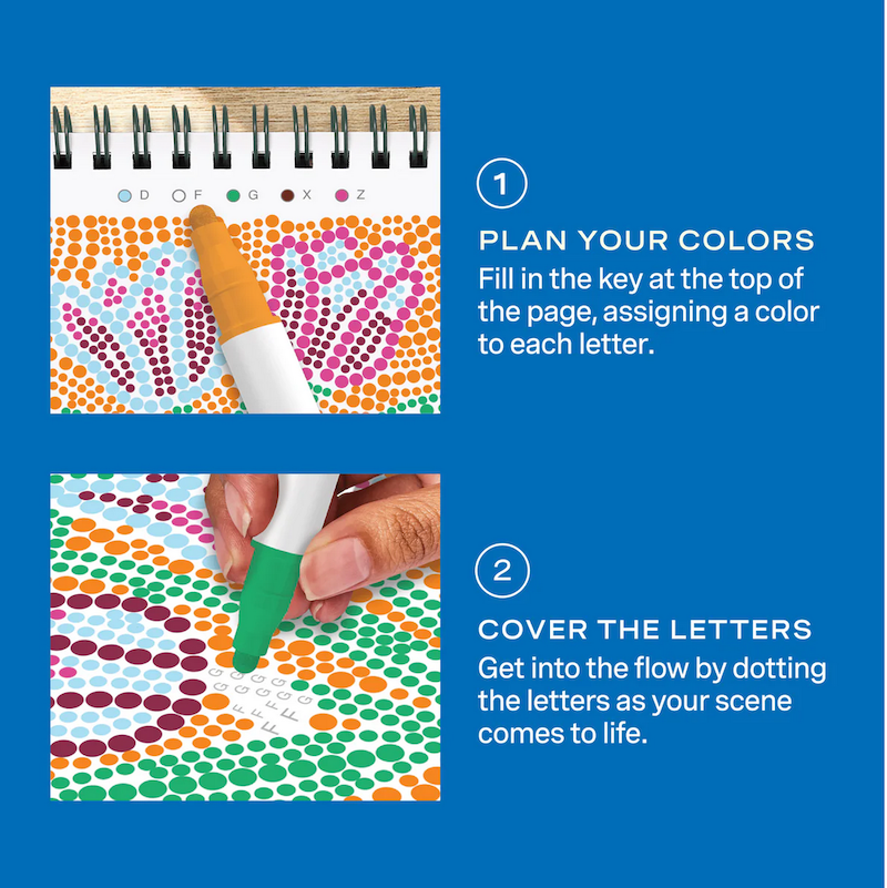 FlowArt Mini Dot-By-Letter - Pretty Petals