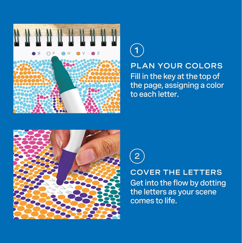 FlowArt Mini Dot-By-Letter - Enchanted Magic