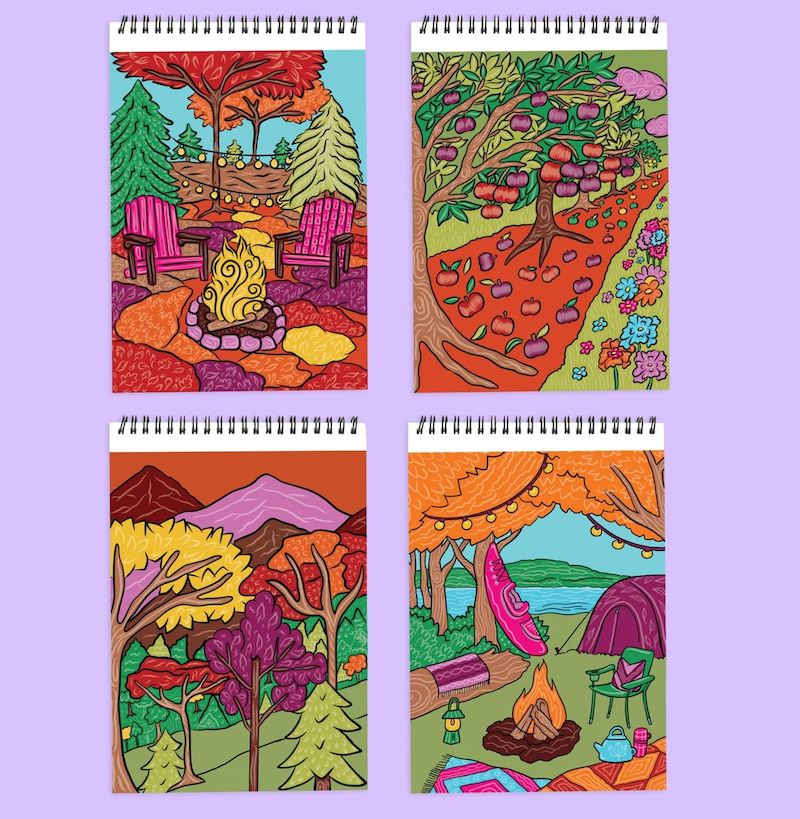 FlowArt Color-to-Reveal - Fall is in the Air
