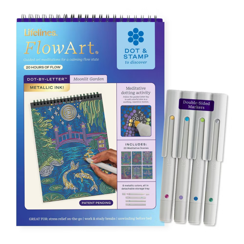 FlowArt Dot-by-Letter - Moonlit Garden