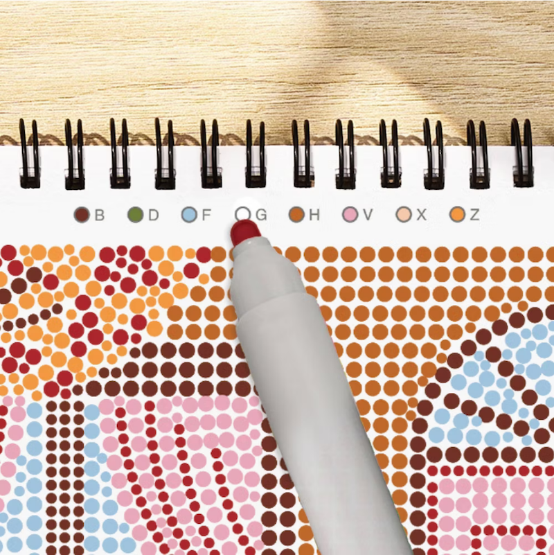 FlowArt Dot-by-Letter - Strolling through Fall