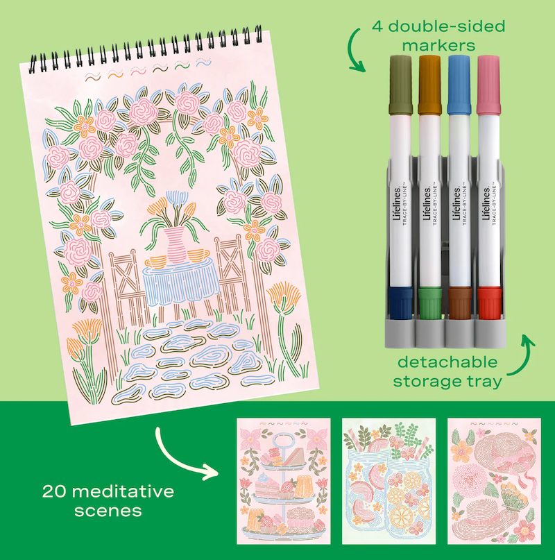 FlowArt Trace-By-Line - Brunch in Bloom