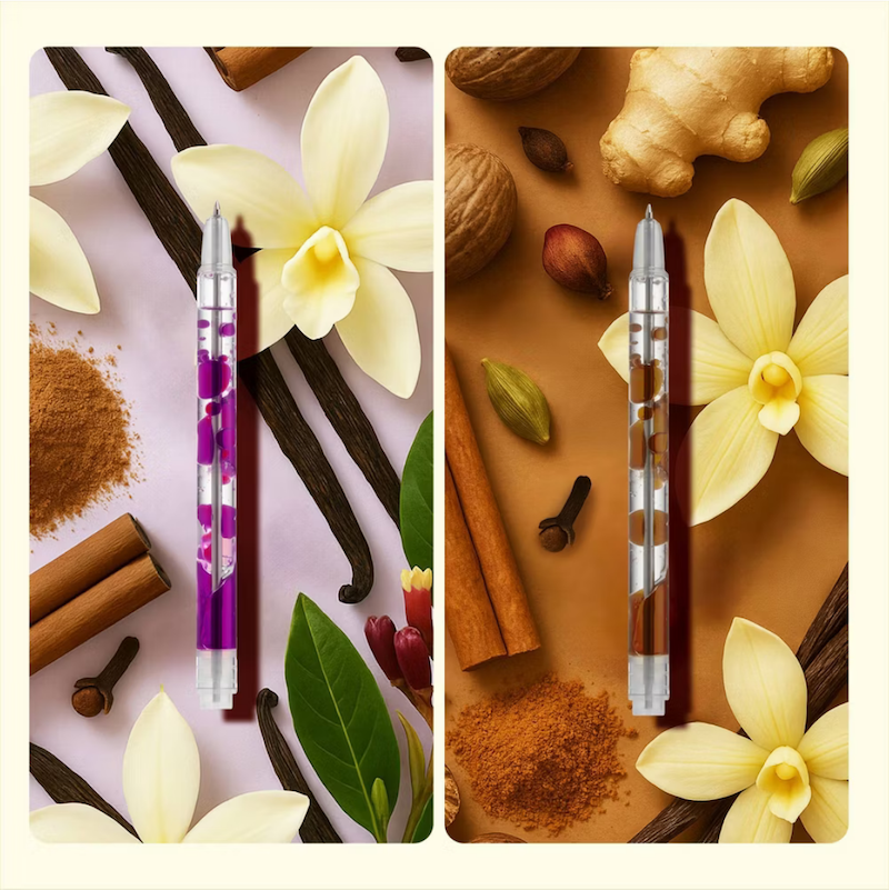 Scented Lava Pens - Violet/Brown