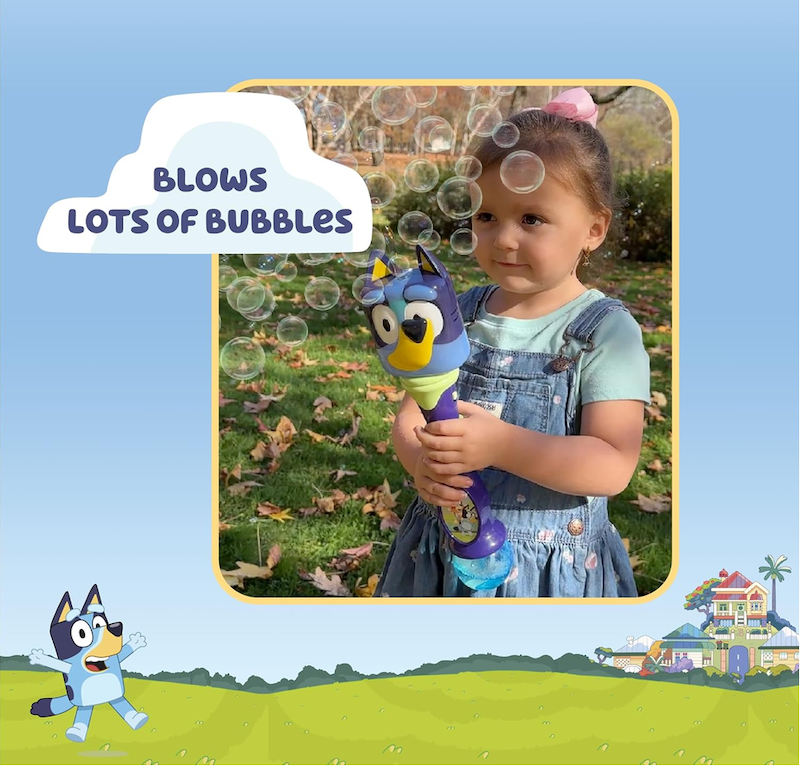 Bluey Lights & Sounds Bubble Wand