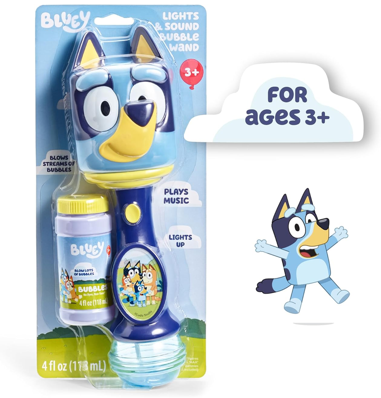 Bluey Lights & Sounds Bubble Wand