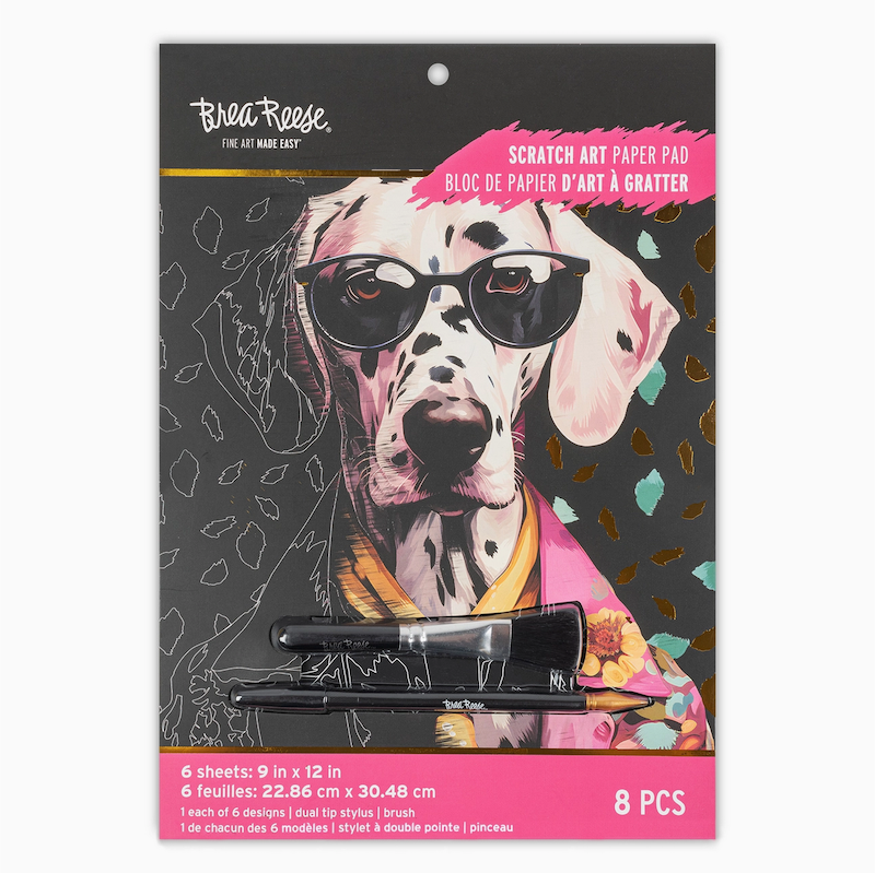 Pet Fashion Scratch Art Pad
