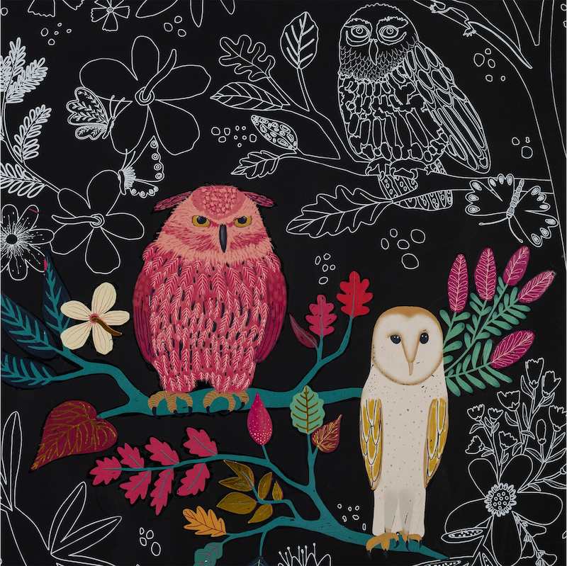 Owl & Moon Scratch Art Pad