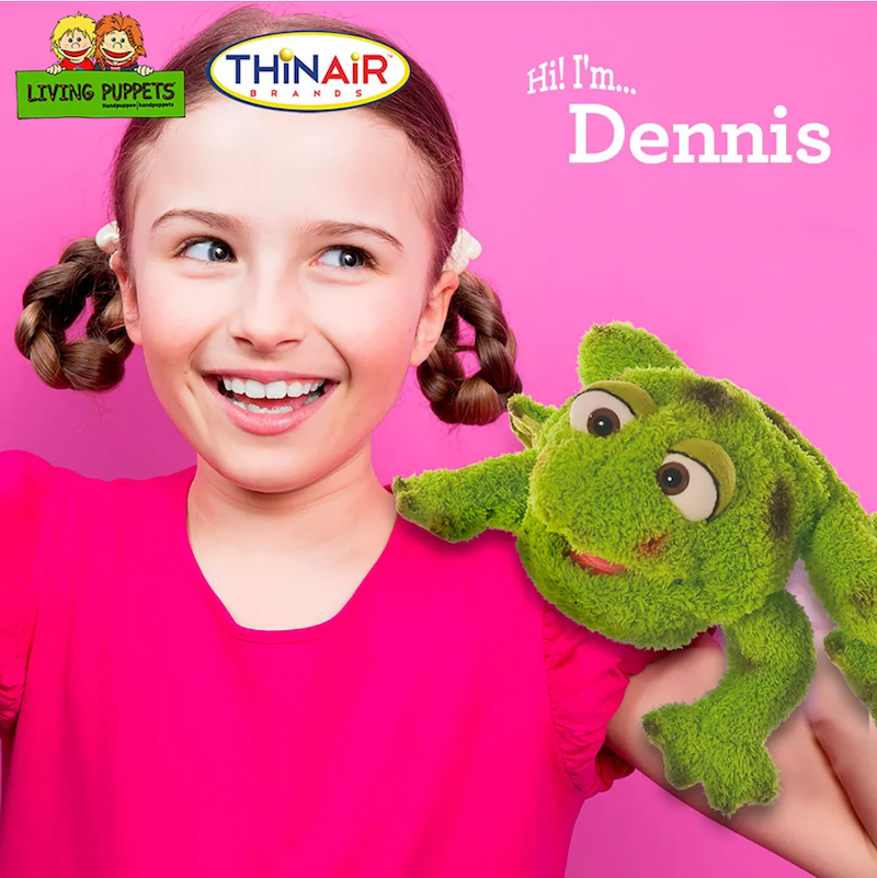 Dennis Frog Puppet