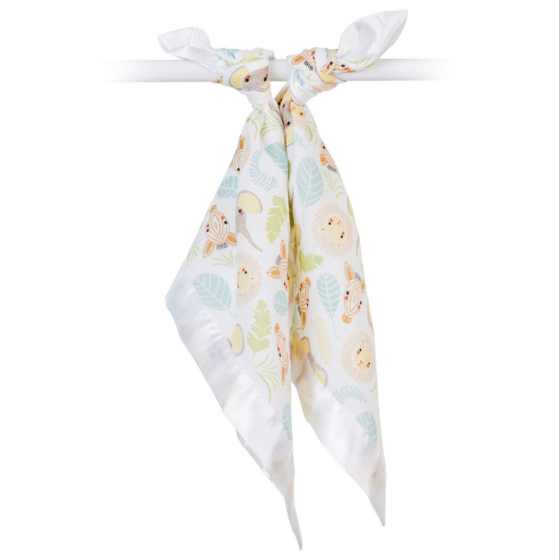 Bamboo Security Blankets - Jungle 2pk
