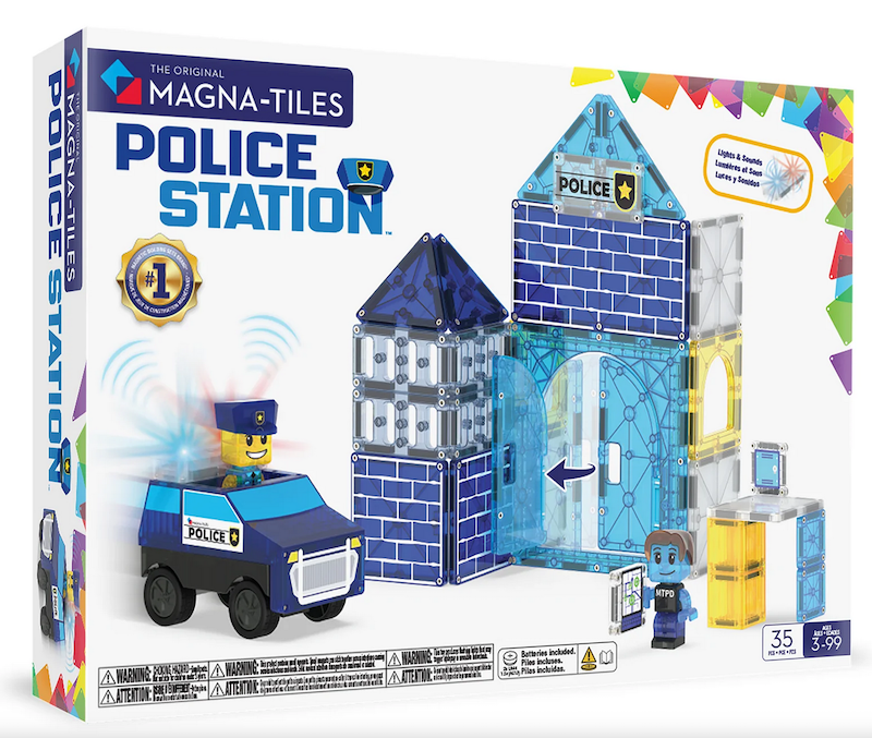 Magna-Tiles Police Station