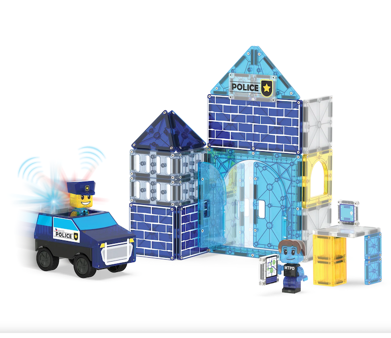 Magna-Tiles Police Station