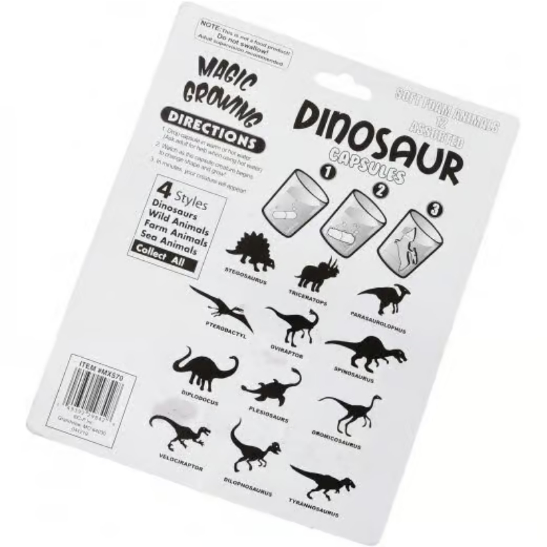 Magic Growing Dinosaur Capsules