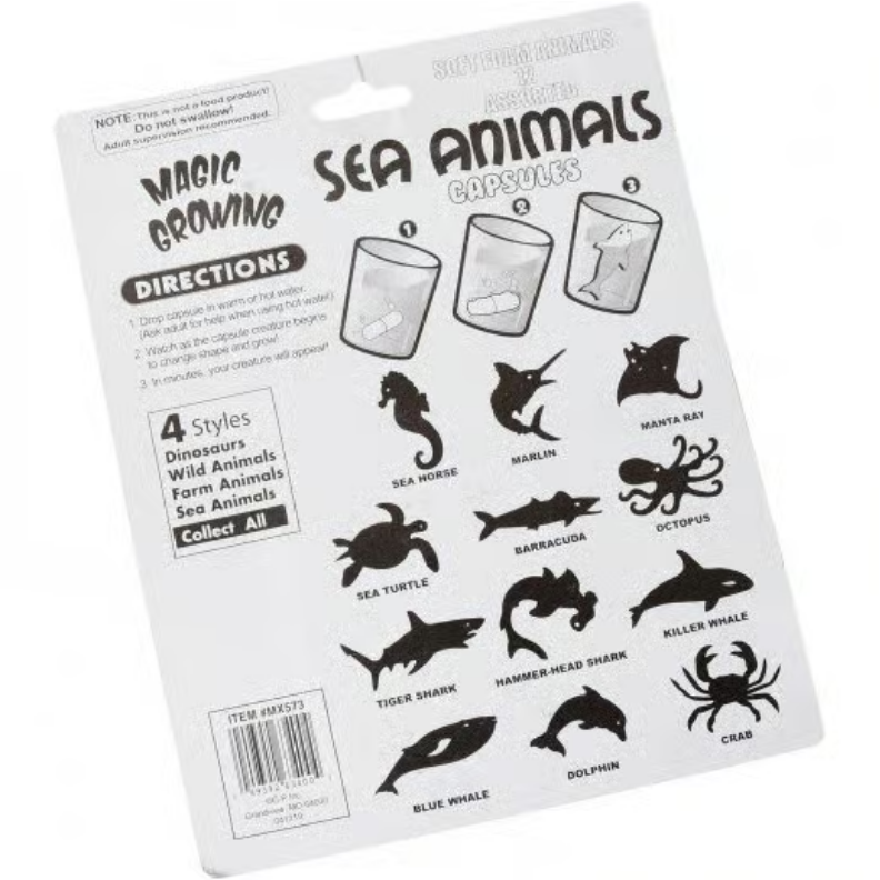 Magic Growing Sea Animal Capsules