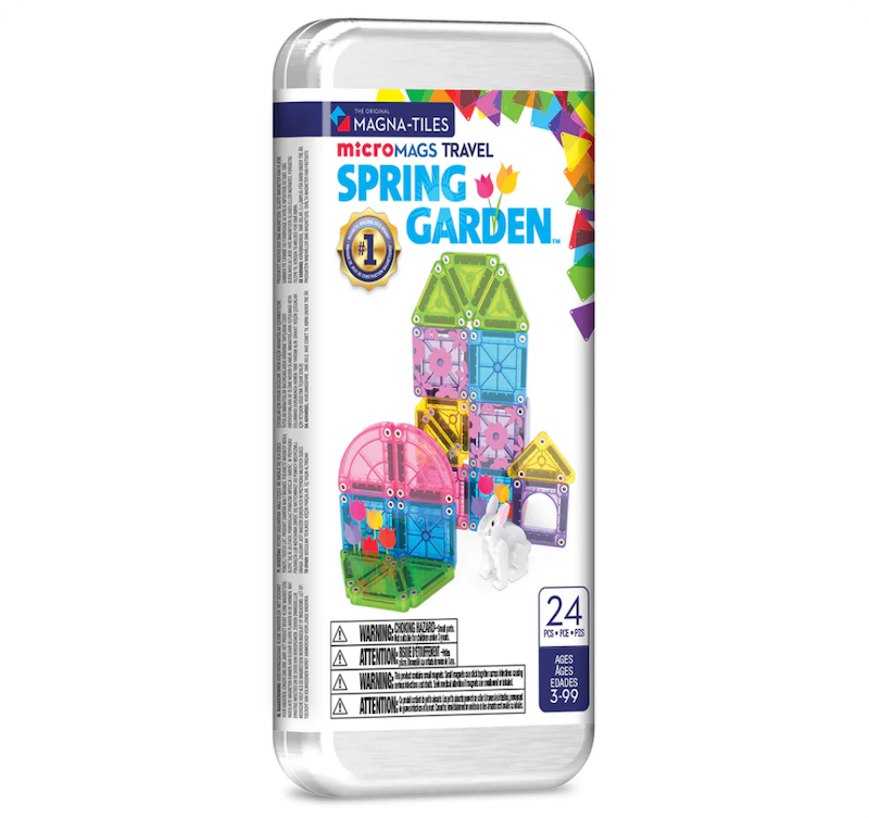 MAGNA-TILES® microMAGS Travel Spring Garden