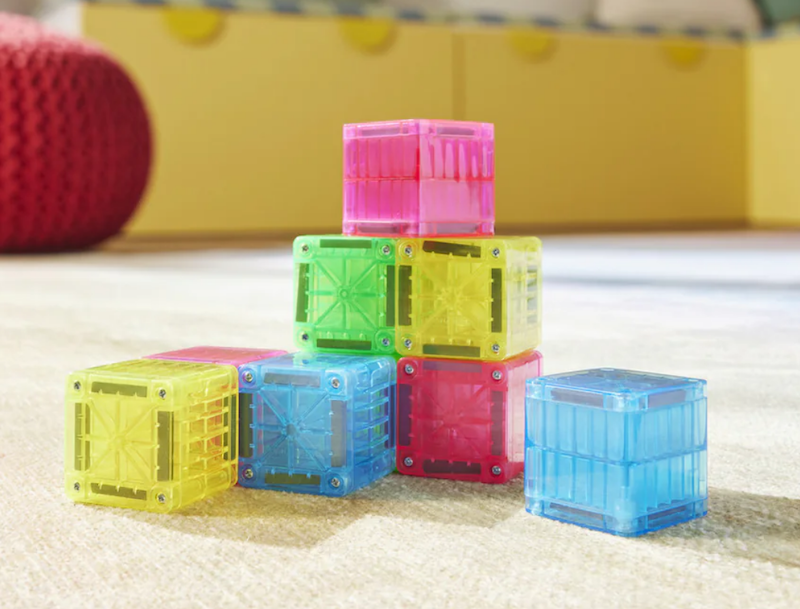 Magna-Tiles microMAGS Cubes