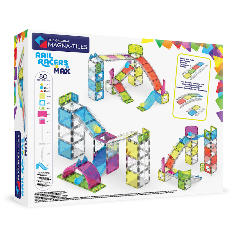 Magna-Tiles Rail Racers Max