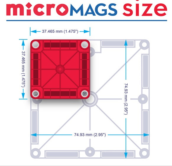 Magna-Tiles microMags Travel Set