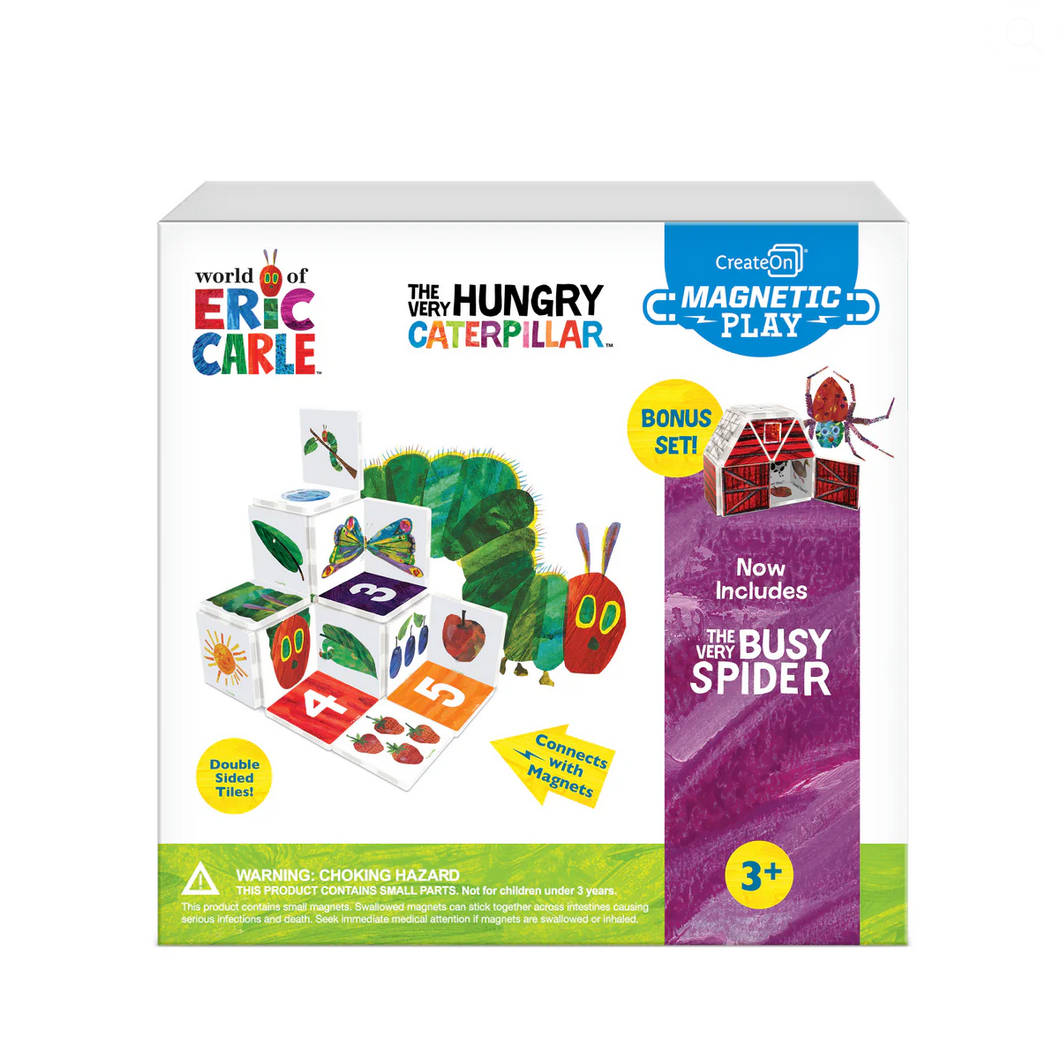 Very Hungry Caterpillar /Very Busy Spider Magnetic Tiles