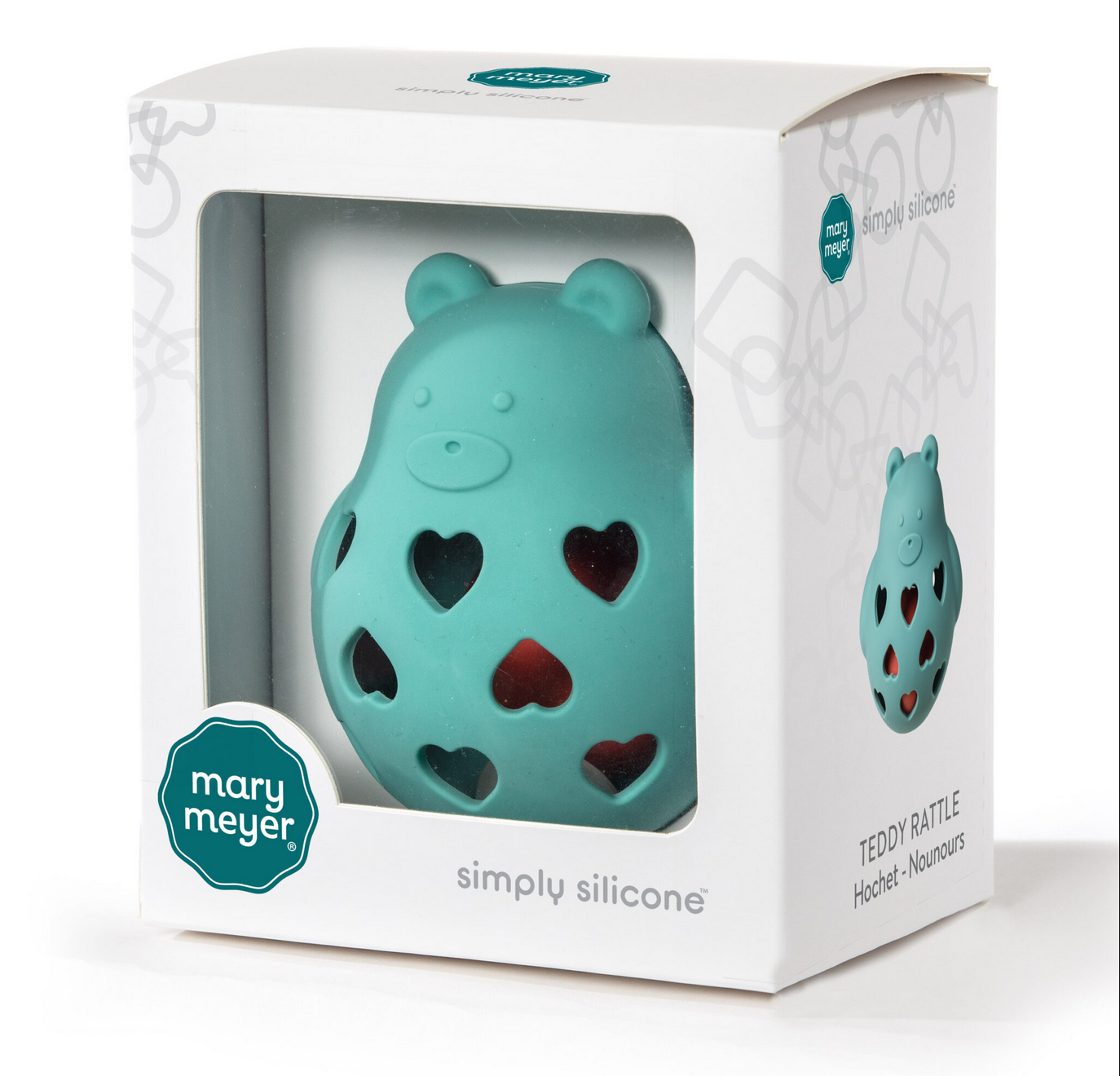 Simply Silicone Teddy Roly Rattle