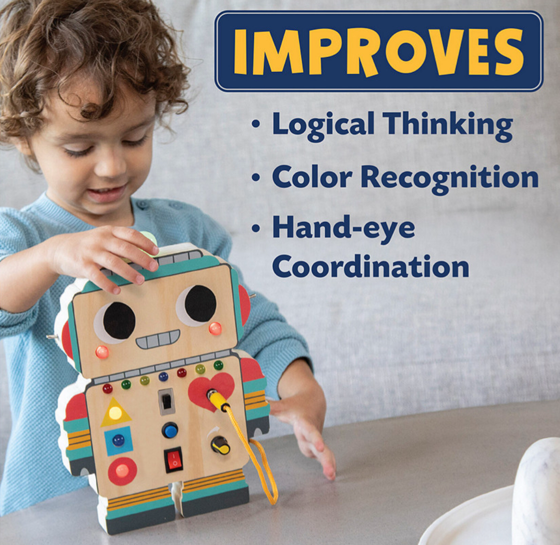 Blinkity Bot Light Up Busy Board