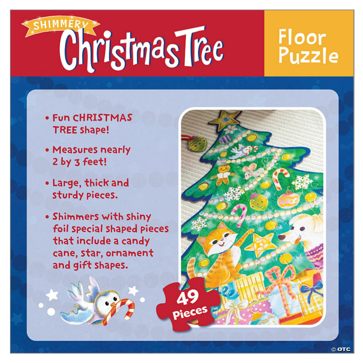 Christmas Tree Floor Puzzle