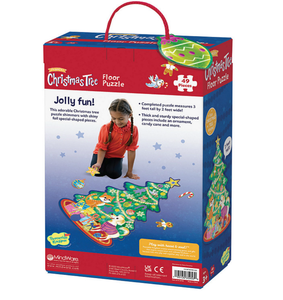 Christmas Tree Floor Puzzle