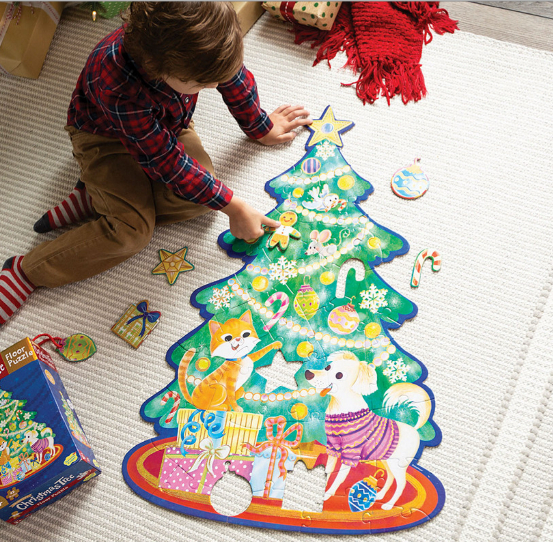 Christmas Tree Floor Puzzle
