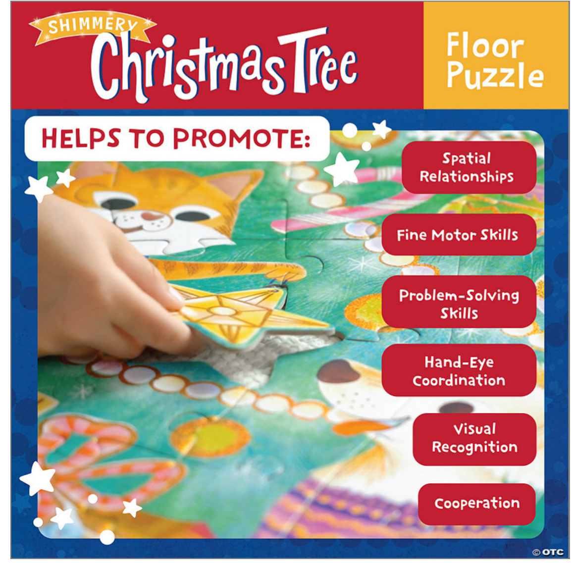 Christmas Tree Floor Puzzle