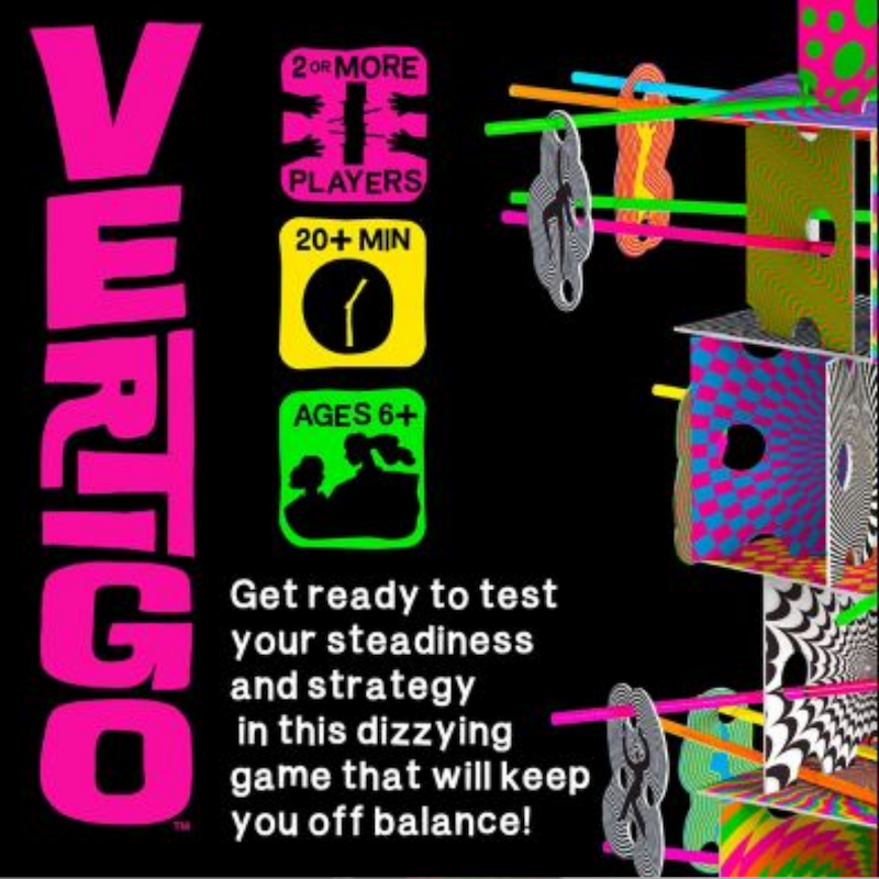 Vertigo: A Suspenseful Stacking Game of Balance and Strategy