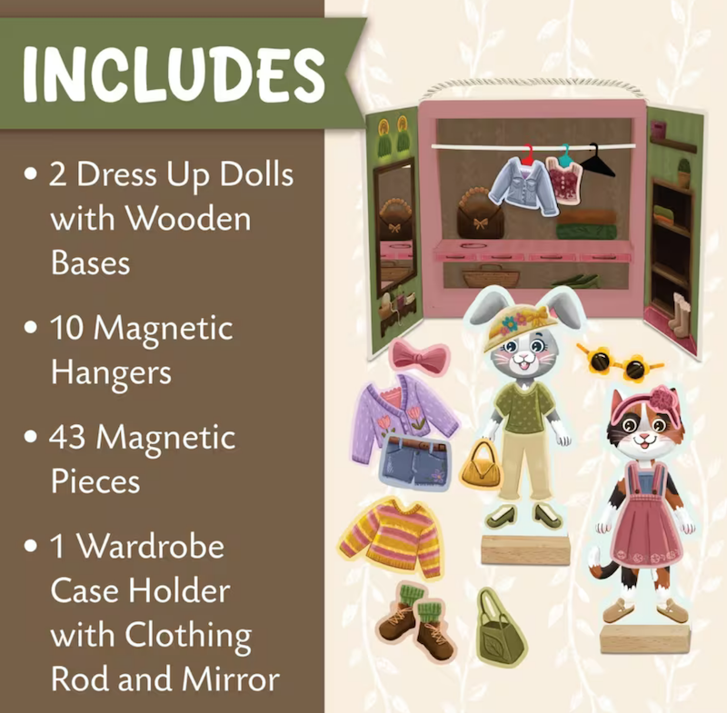 Cozy Critters Magnetic Dress Up