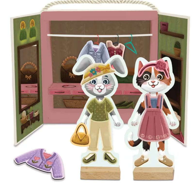 Cozy Critters Magnetic Dress Up