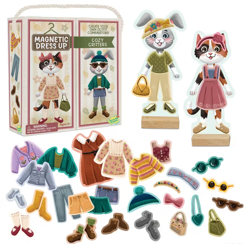 Cozy Critters Magnetic Dress Up