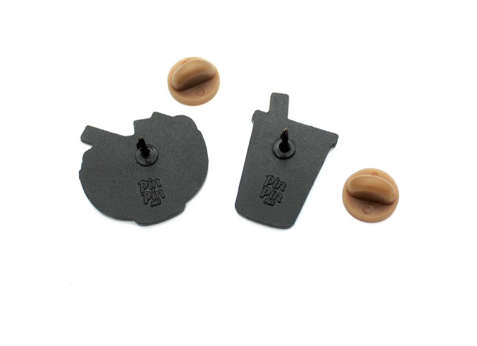 Ramen & Boba Enamel Pin Set