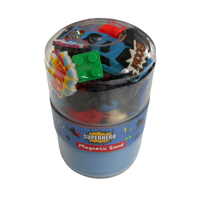 Super Hero Magnetic Sand Jar