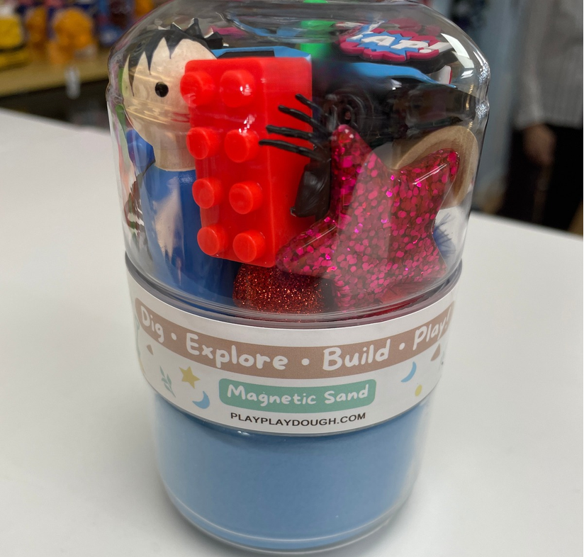 Super Hero Magnetic Sand Jar