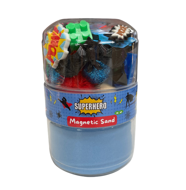 Super Hero Magnetic Sand Jar