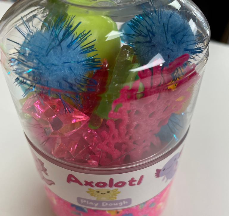 Axolotl Dough Jar