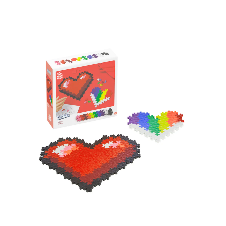 Puzzle by Number - 250 pc Hearts