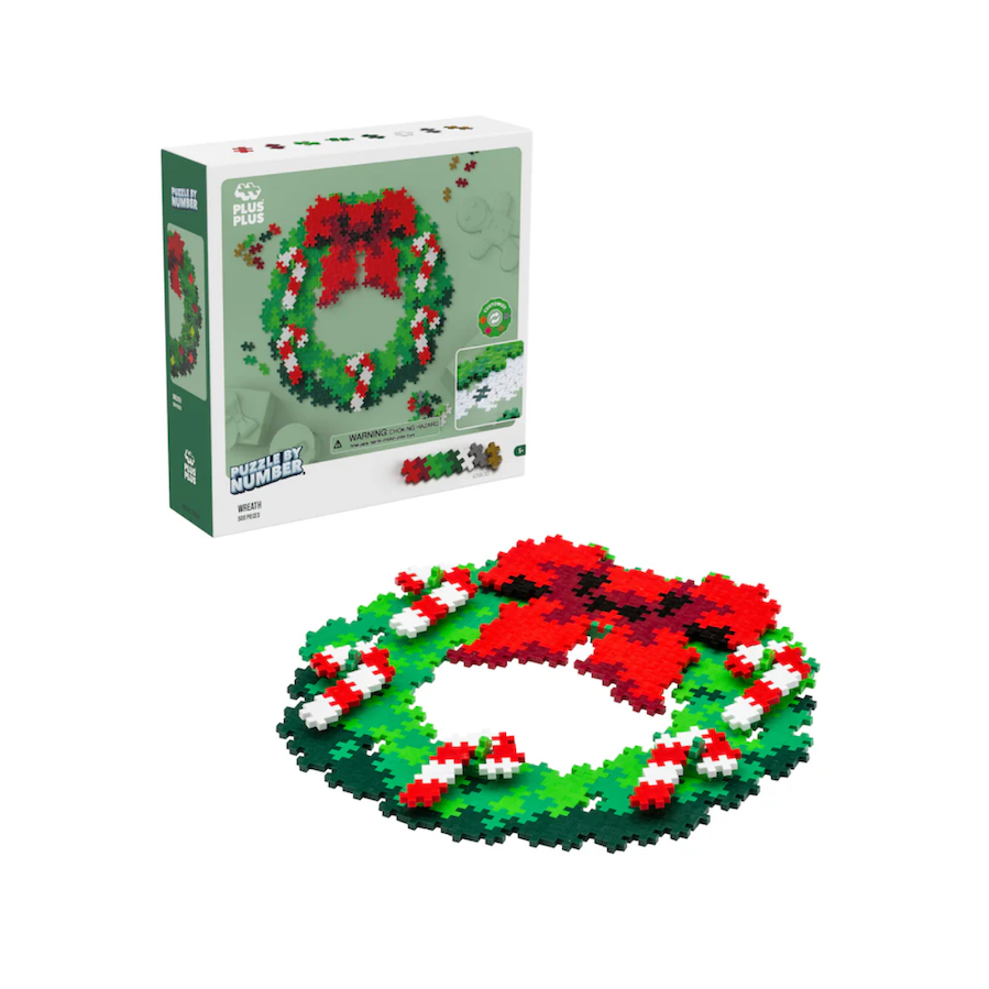 Plus-Plus Puzzle By Number - Wreath