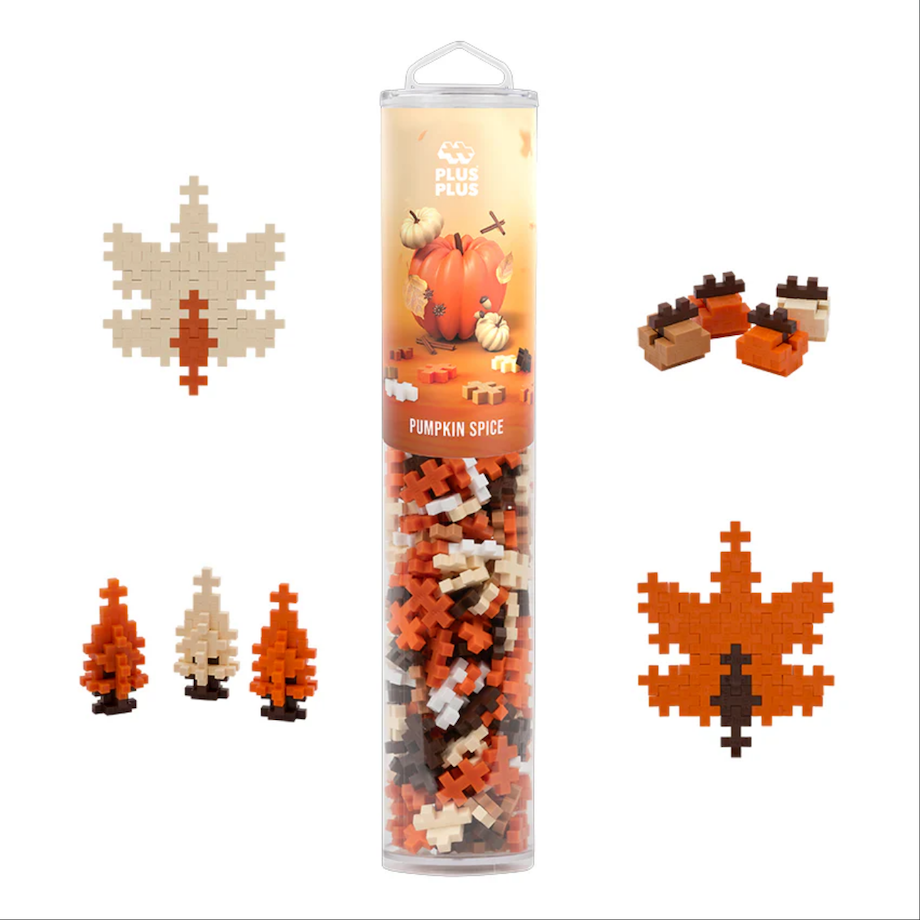 Plus-Plus Pumpkin Spice Tube