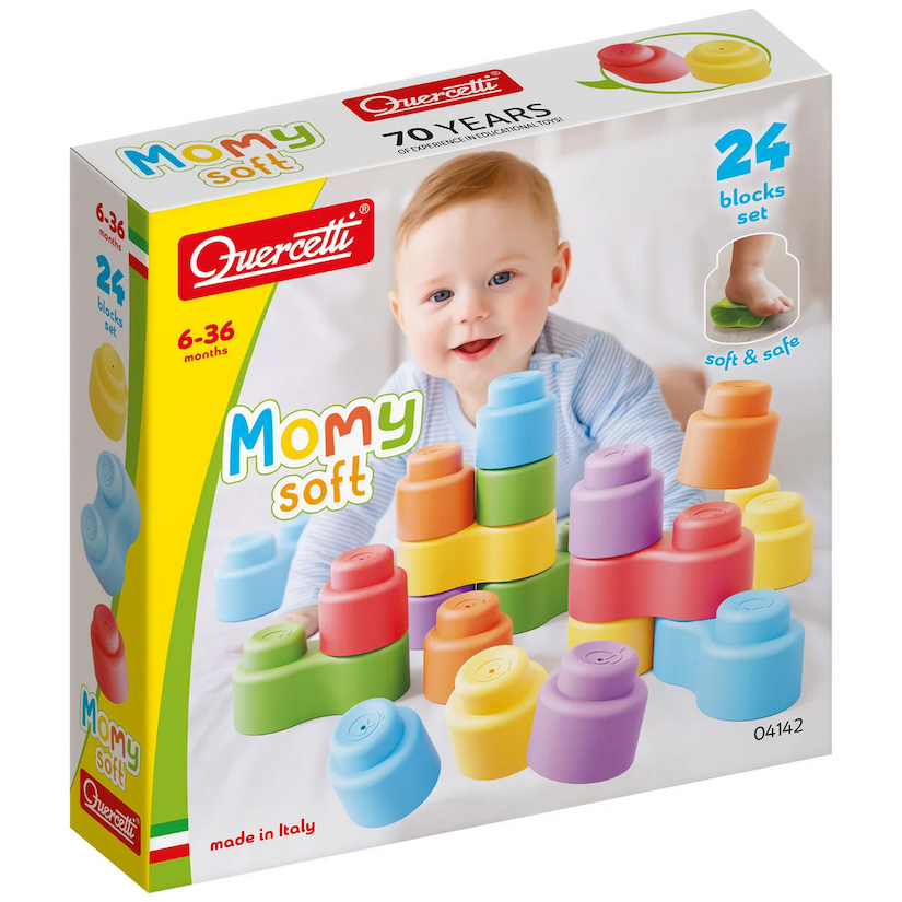 Momy 24 Pc Soft Block Set