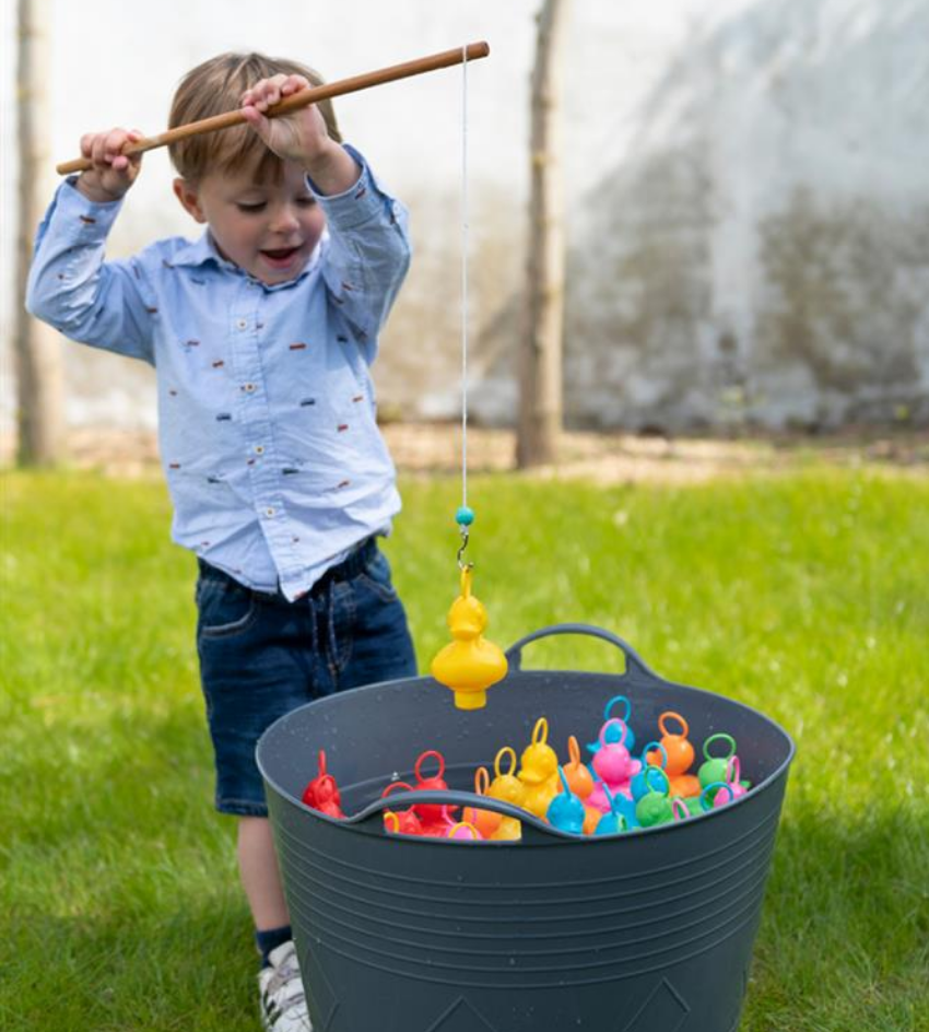 Rainbow Fishing Ducks Set