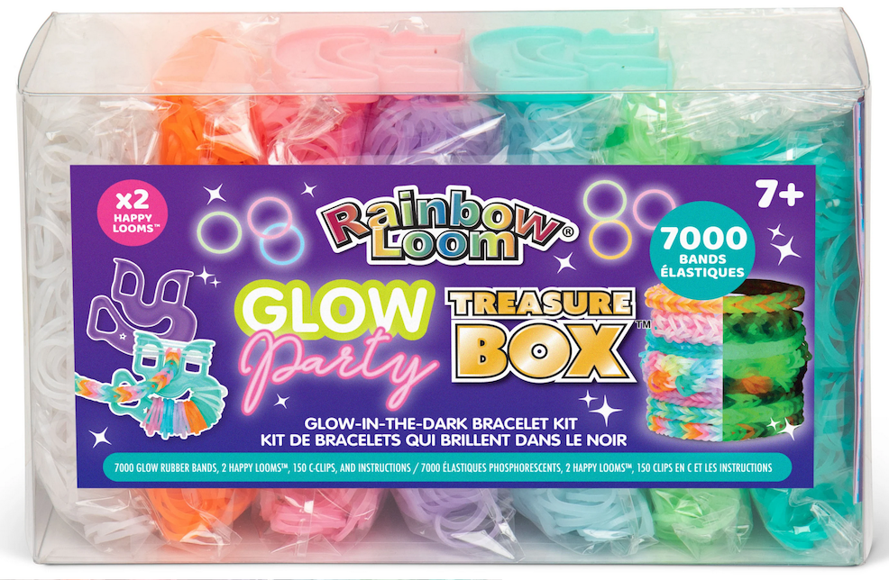 Rainbow Loom Glow in the Dark Treasure Box