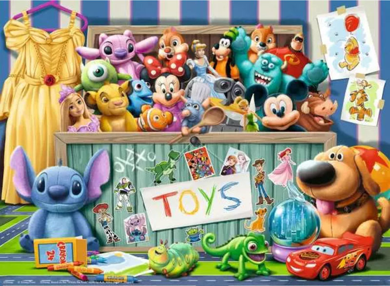 Disney Toybox Collection 100 pc Puzzle