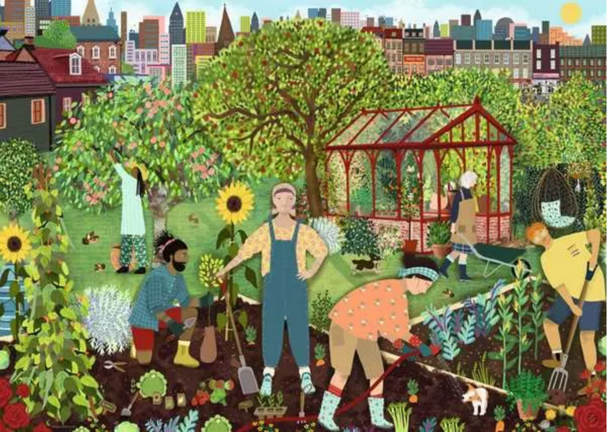Community Allotment 1000 pc Puzzle