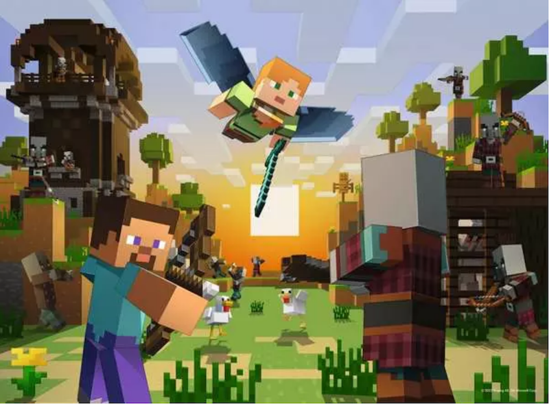Minecraft: Construction and Adventure 150 pc Puzzle