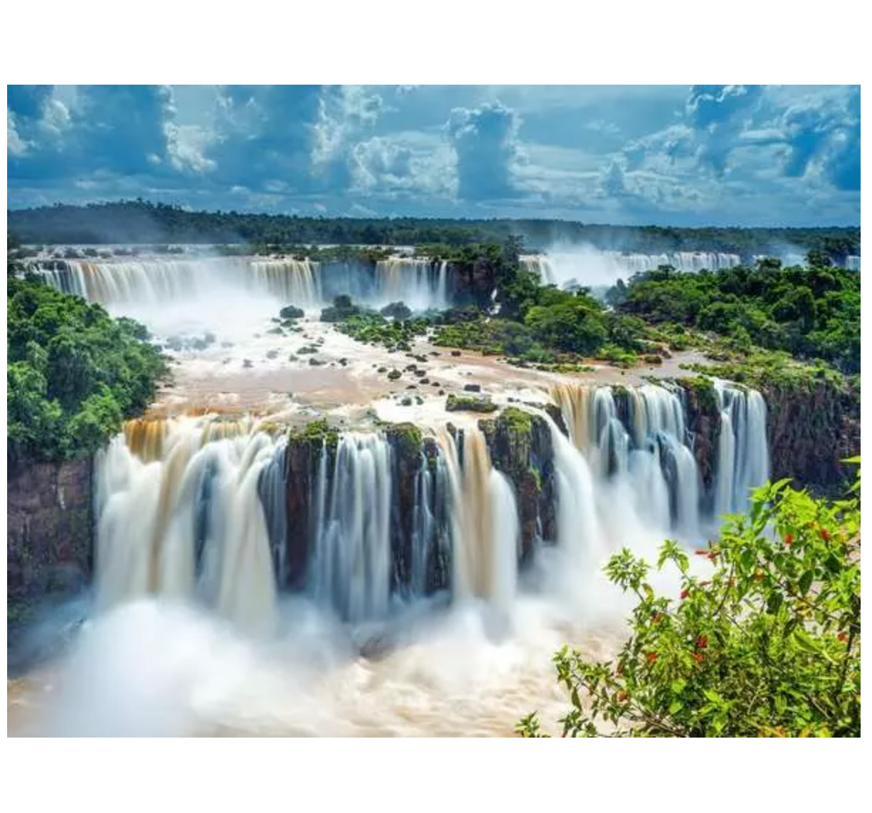 Iguazu Waterfalls, Brazil 2000 Pc Puzzle
