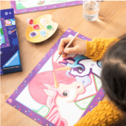 CreArt Jr: Magical Unicorns Paint by Number Kit